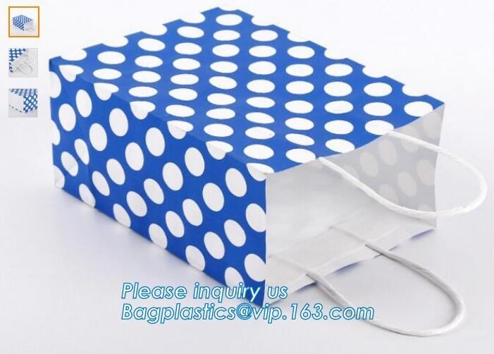 Bolso de empaquetado de papel de Kraft de las compras de encargo del regalo de la Navidad de White Luxury Printed del fabricante de China, tienda de encargo de moda