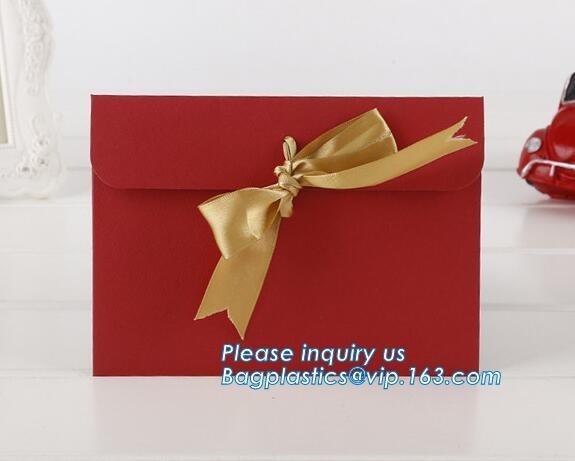 Las piezas de encargo de Logo Mini Envelope Kraft Paper Small le agradecen los sobres de la tarjeta, envelo rígido impreso aduana del papel de la tarjeta a3a4a5