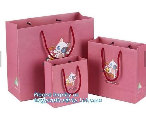 Bolso que hace compras modificado para requisitos particulares de lujo del Libro Blanco con la manija, bolsas, bolso de compras con la manija de la cinta para el empaquetado del regalo
