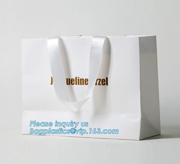 Bolsas de papel impresas para los pasteles de las tortas, bolso del regalo de las compras del papel de Kraft/bolsa del papel de Kraft/bolso del retículo del papel, bagease