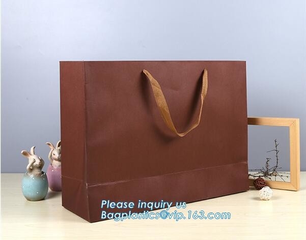 manija del papel de bolsa de papel del bolso de lujo negro del regalo de la cartulina que hace compras 250gsm, empaquetado de la galleta de la ropa del vino de las compras de la bolsa de papel