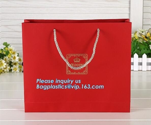 Diseño personalizado de encargo reciclable de lujo Tote Carrier Packaging Paper Bags brillante para el regalo, bagplastics. bagease pac
