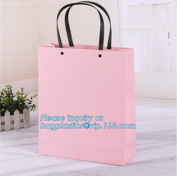 la bolsa de papel de lujo, bolsa de papel al por mayor de la promoción, regalo de papel de lujo empaqueta el bolso de papel del partido de la bolsa, bagease pac