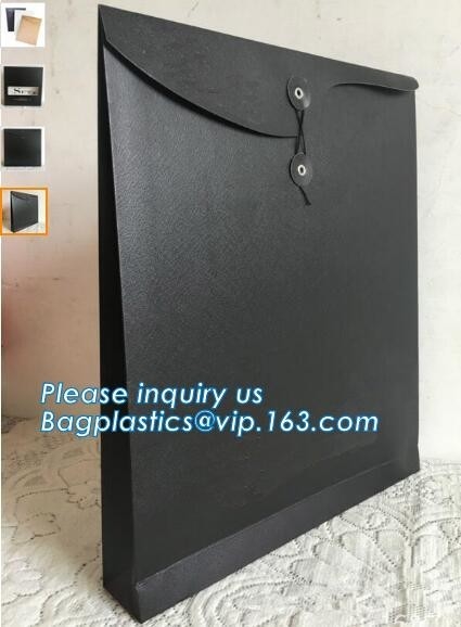 La hoja de oro del diseño de la moda afila las tarjetas rosas claras de la invitación de la boda de papel de arte que empaquetan el sobre de RSVP del sobre, bagplastic
