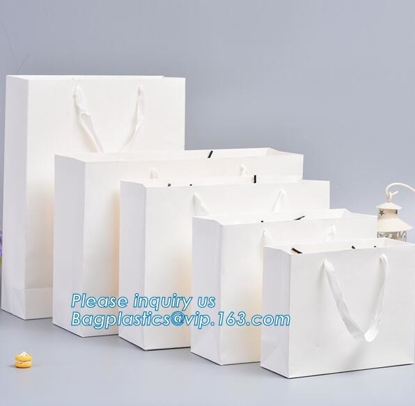 Bolso de empaquetado con propio Logo Printing, portador de lujo de la mercancía de las compras de la ropa de papel de lujo de encargo del portador de los bolsos del regalo