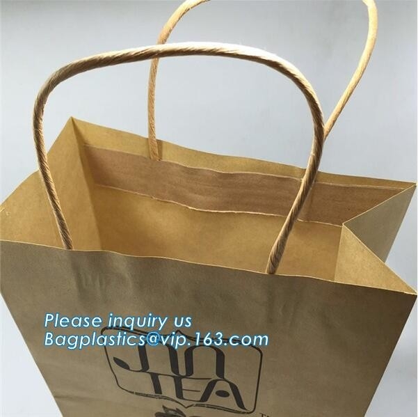 Bolsas de lujo de encargo del papel del final del satén de la cinta con las manijas y la sujeción del arco de la cinta, marca Lager Paper Carrier de la cuerda