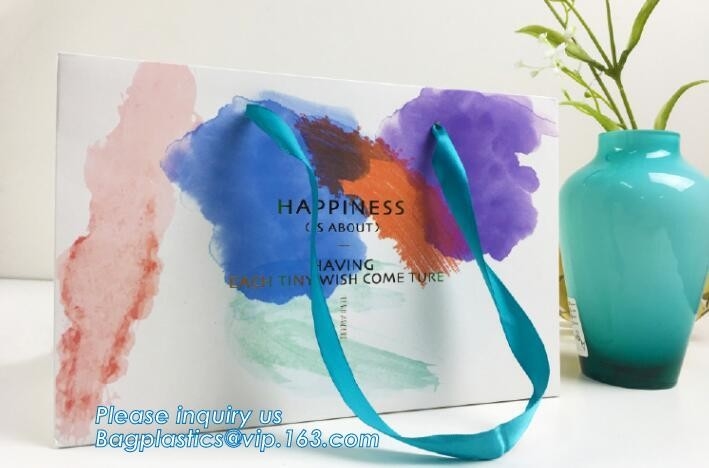 El logotipo del OEM imprimió la bolsa de papel de la flor de la buena calidad, logotipo de encargo imprimió el PA de empaquetado del bagease del bolso de la flor del portador de papel