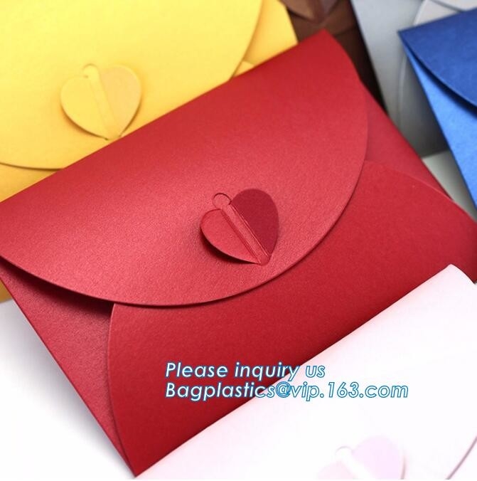 El tamaño colorido del sobre A4 A5 B5 C5 C6 A3 del papel de la tarjeta de Matt con la hoja de encargo del color de la impresión del logotipo subió plata del sellado de oro