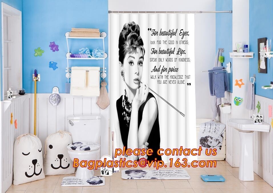 CORTINA DEL POLIÉSTER, CORTINA DEL PVC, PELÍCULA ANTIRRESBALADIZA DEL MAT, DEPÓSITO INTERIOR DE PEVA, CAJÓN MAT, CORTINA DE DUCHA DE LA TELA, BAÑO MAT, PUERTA M