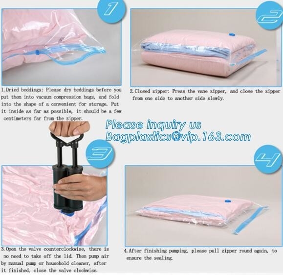bolso del almacenamiento del consolador, bolsos caseros del ahorrador de espacio del almacenamiento, ropa interior comprimida del bolso, bolso casero del espacio del vacío del almacenamiento, balneario del armario