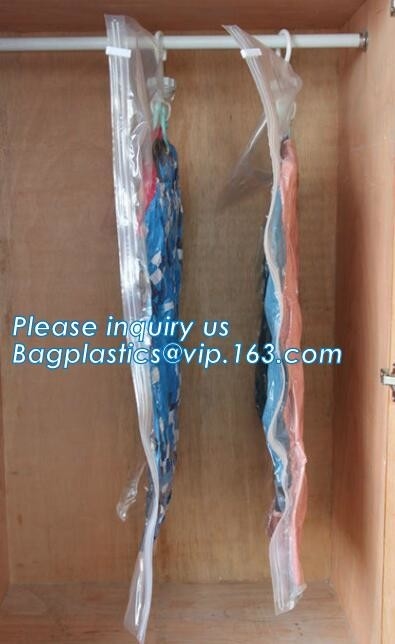 Ahorro de espacio del bolso de la compresión, bolso compresible del almacenamiento del sello del vacumm, bolso que viaja del vacío sin la válvula, bagplastics, pac