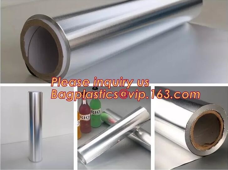 El papel de aluminio del hogar Rolls embaló la caja acanalada con Tray Embossed Aluminum Foils plástico, papel de pergamino, se aferra Fi