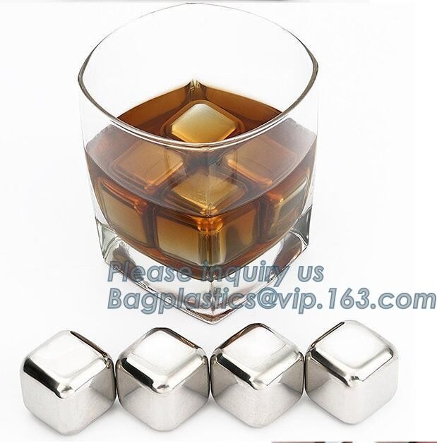 El refrigerador de las bebidas de las piedras de hielo del whisky cubica los cubos de hielo más baratos, piedra del whisky del laser Logo Ice Cubes Wisky Stones para el Amazonas, PA