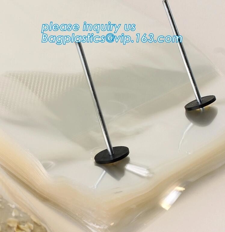 bolso del pan del wicket, bolsos transparentes modificados para requisitos particulares reutilizables del cubo de hielo del wicket, bolso a prueba de agua claro del wicket PE, bolso con el str del metal