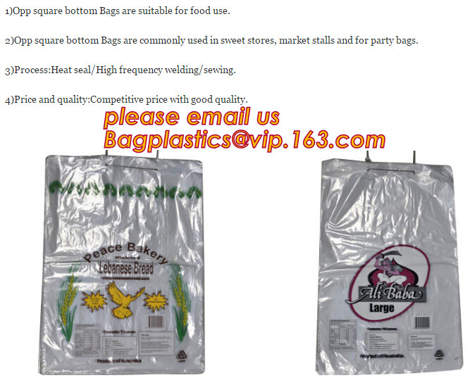 El wicket llano aprobado por la FDA empaqueta la bolsa de plástico perforada del micrófono del pan, bolso del jefe de bloque del wicket del PE, PA del bagease del bolso del pan de la panadería