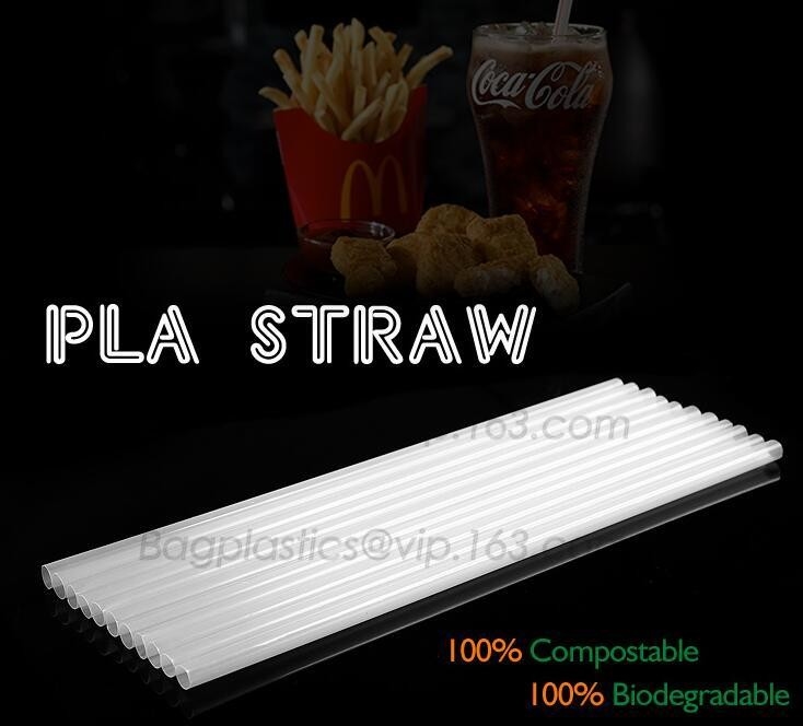 El café recto plástico disponible revuelve la paja de beber, paja de beber recta, paja de beber biodegradable para los niños