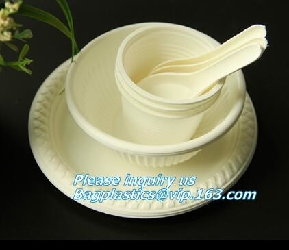 cuenco disponible abonable de papel de pulpa del bagazo del cuenco del bagazo de la caña de azúcar 500ml, celulosa disponible microwavable de la caña de azúcar