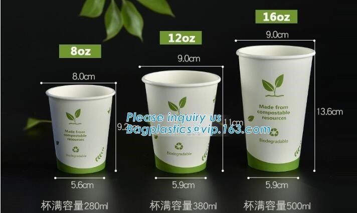 Tapa plástica para la taza de papel del yogur del café del Pla, tapa disponible del color del informe de prueba del SGS de 90m m CPLA para el paquete del bagease de las tazas de café