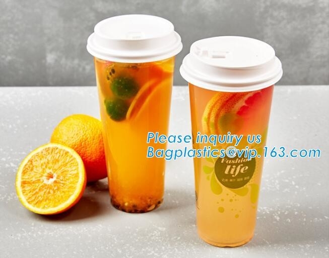 Tapas plásticas biodegradables de la taza de papel del café de la venta directa CPLA de la fábrica 60 70 80 90 115m m, li plástico de la taza de papel de la bóveda de 90 CPLA