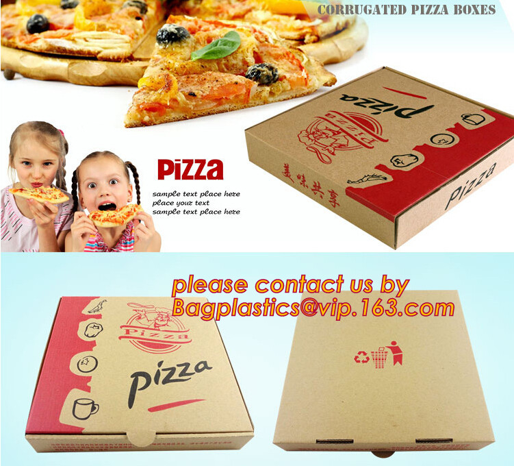 Caja modificada para requisitos particulares de la PIZZA, joyero que empaqueta para la caja de regalo de la bolsa de papel de los cartones del acondicionamiento de los alimentos, fabricante Custom Printed Pi