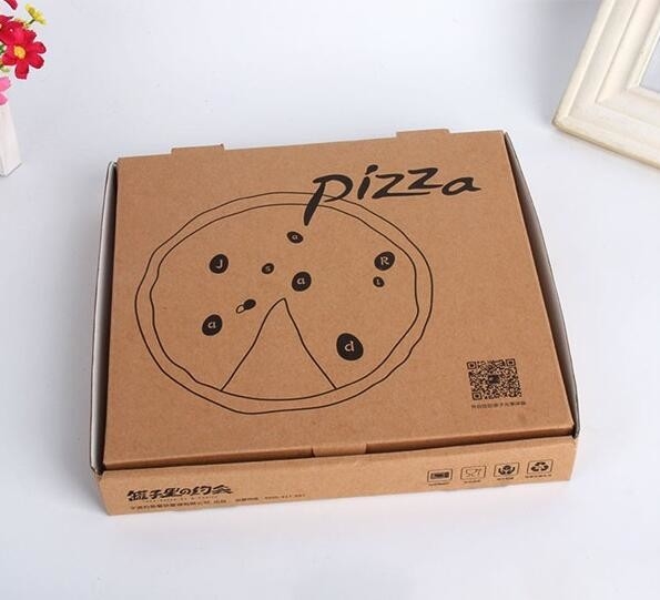 Las cajas de la pizza de la caja del cartón de la pizza de la caja de embalaje de la pizza venden al por mayor, precio de fábrica de China acanalaron al fabricante Pizza Box /Co del cartón
