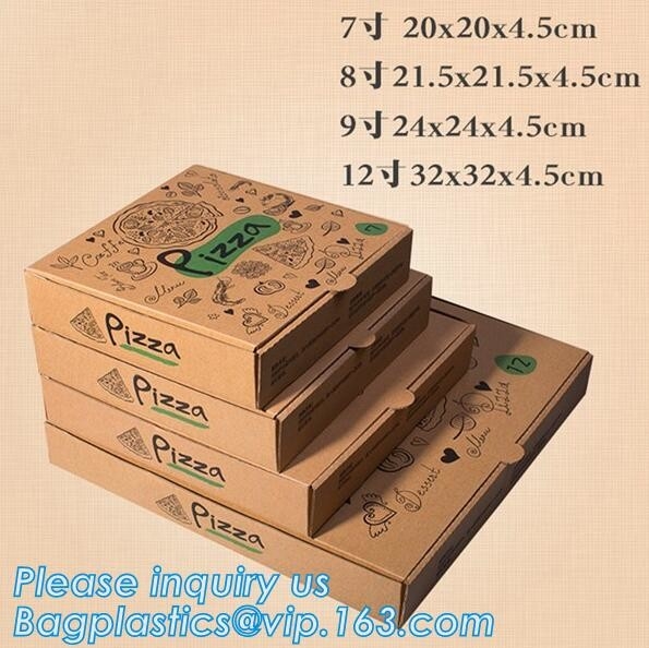 acepte el ambiente de empaquetado de la buena calidad de las cajas del precio de fábrica del arreglo para requisitos particulares que protege bage de encargo del bagplastics de la caja de la pizza