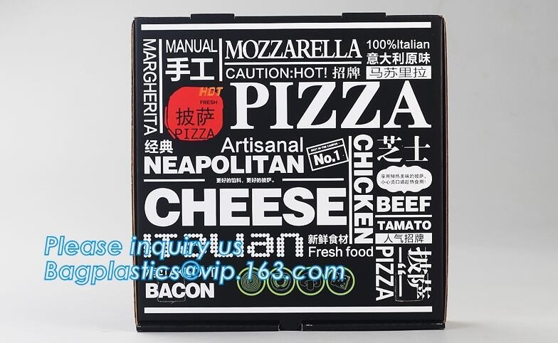 Los cartones al por mayor de la pizza ajustan las cajas acanaladas de la pizza, cajas de la pizza de Italia de la calidad, caja de empaquetado de la pizza, DES de encargo de la caja de la pizza