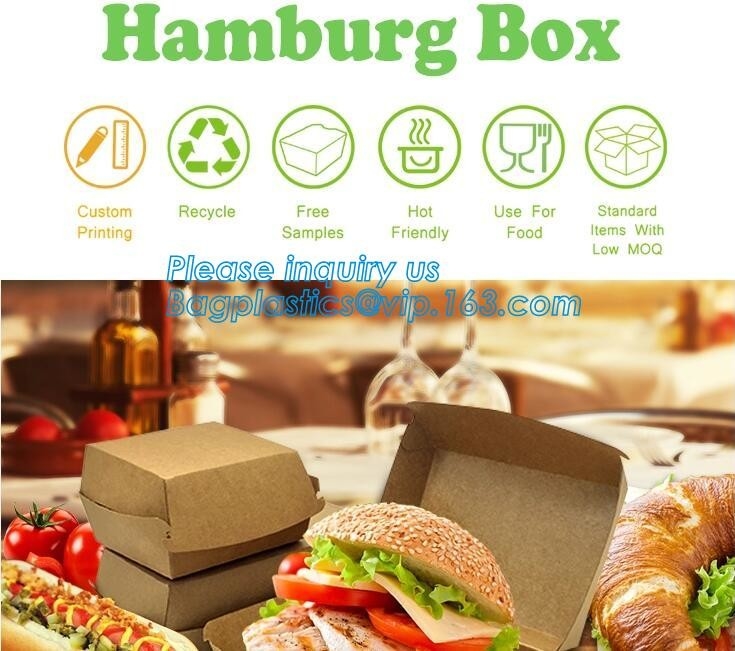 La venta al por mayor de papel de encargo de la caja de Doughnet de la categoría alimenticia, los alimentos de preparación rápida se lleva la caja de papel, bagease impreso de encargo del acondicionamiento de los alimentos, pac