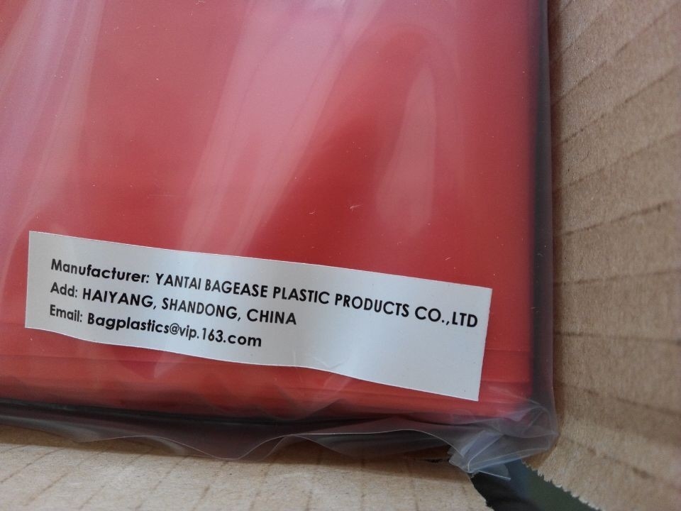Los sacos de basura del Biohazard con el laboratorio del indicador de la etiqueta de advertencia/de la esterilización pueden los trazadores de líneas que etiquetan basura biológicamente peligroso con seguridad