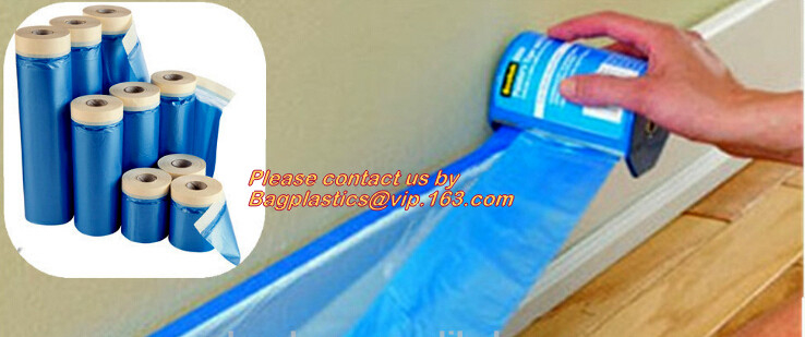 El PE pregrabó el paño de recogida, película que enmascaraba pregrabada pintura auto auta-adhesivo, película que enmascaraba pregrabada es produc disponible