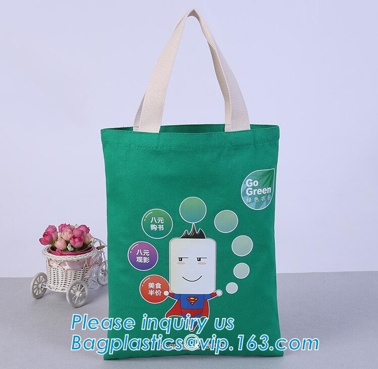 la bolsa de asas durable del algodón de la manija de la cuerda de la cera, bagease colorido al por mayor barato pac de Tote Bag del algodón de la lona del bolso de compras de la manija