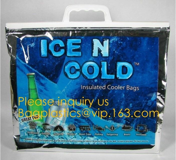 la termal material grande del papel de aluminio aísla un bolso más fresco, bolso aislado del refrigerador del yute para el aluminiu del bolso del refrigerador de la comida de la entrega