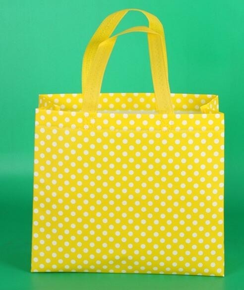 el bolso no tejido más nuevo para hacer compras con fashional, bolso no tejido laminado metálico de encargo promocional, tela Reus del estilo