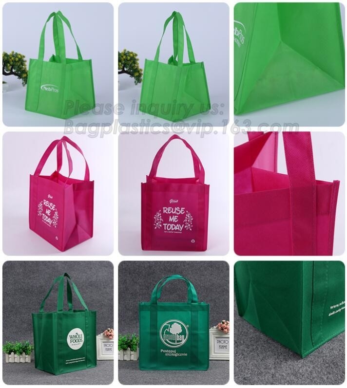 Bolso no tejido modificado para requisitos particulares manejado del material disponible del estilo que hace compras nuevo, productos no tejidos promocionales del bolso hechos en Asia