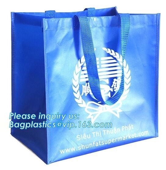 Bolso no tejido promocional de LOGO Printed Gift Tote Shopping de la aduana, compras Carry Bag Whol de la tela no tejida del negro de la obra clásica