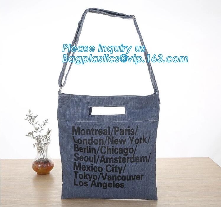 Bolso de la lona de la bolsa de asas resistente de la lona del bolso de la cremallera de la moda que hace compras con el bagplastics pac del bagease de la correa de las correas de los PP