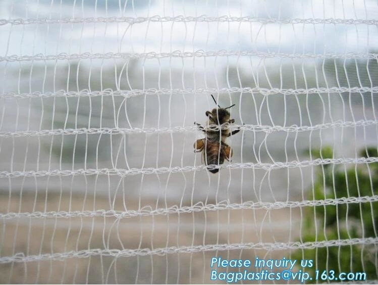 El blanco de la Virgen del HDPE recicla la red anti del insecto del invernadero, nettin neto del insecto del insecto anti agrícola del invernadero de la cubierta de 50 mallas