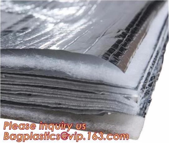 Aislamiento reflexivo termal de múltiples capas ignífugo del ático, aislamientos multi para cubrir, pared del papel de aluminio de las capas