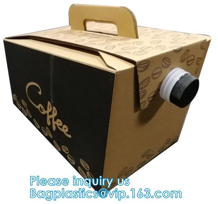 Bolso de café caliente 96OZ en caja con el bolso de café caliente de la caja 3L en la caja Coffee&amp;Tea, Dairy&amp;Milk, jugo, Smoothies, bebidas espirituosas, agua, vino,