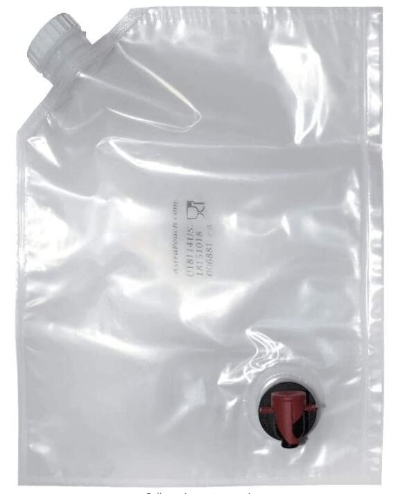 Kit Plastic Liquor Pouches Flask reutilizable, botella de agua de consumición Kit Travelling Flask del frasco, 230 ml, 420 ml y 1000 ml