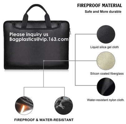 Laptop Computer Bag, Laptop Tote Bag for Women Waterproof Business Bags,Fiberglass Waterproof Zip Lock Pouch Zipper pack