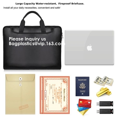 Laptop Computer Bag, Laptop Tote Bag for Women Waterproof Business Bags,Fiberglass Waterproof Zip Lock Pouch Zipper pack