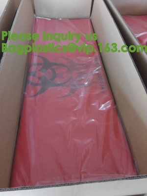 Yellow Bags Danger Biological Hazard,Biological Hazard Clipseal Bag,Biohazard Clinical Waste Bags,Medical And Biohazardo