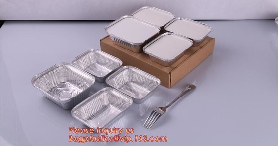 Airline Sealable Aluminum Foil Containers With Lids Aluminum Pans Take Out Containers 1 Lb Tin Pans - Disposable Food